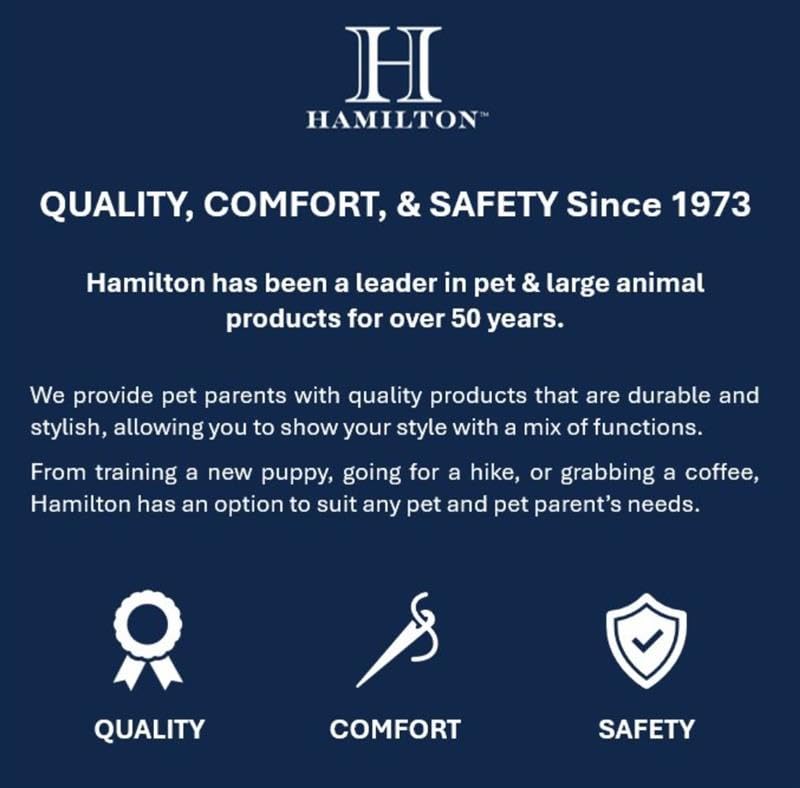 Hamilton Single Thick Deluxe Nylon Dog Leash with Swivel Snap, 5/8" by 6' Long, Black - Image 2